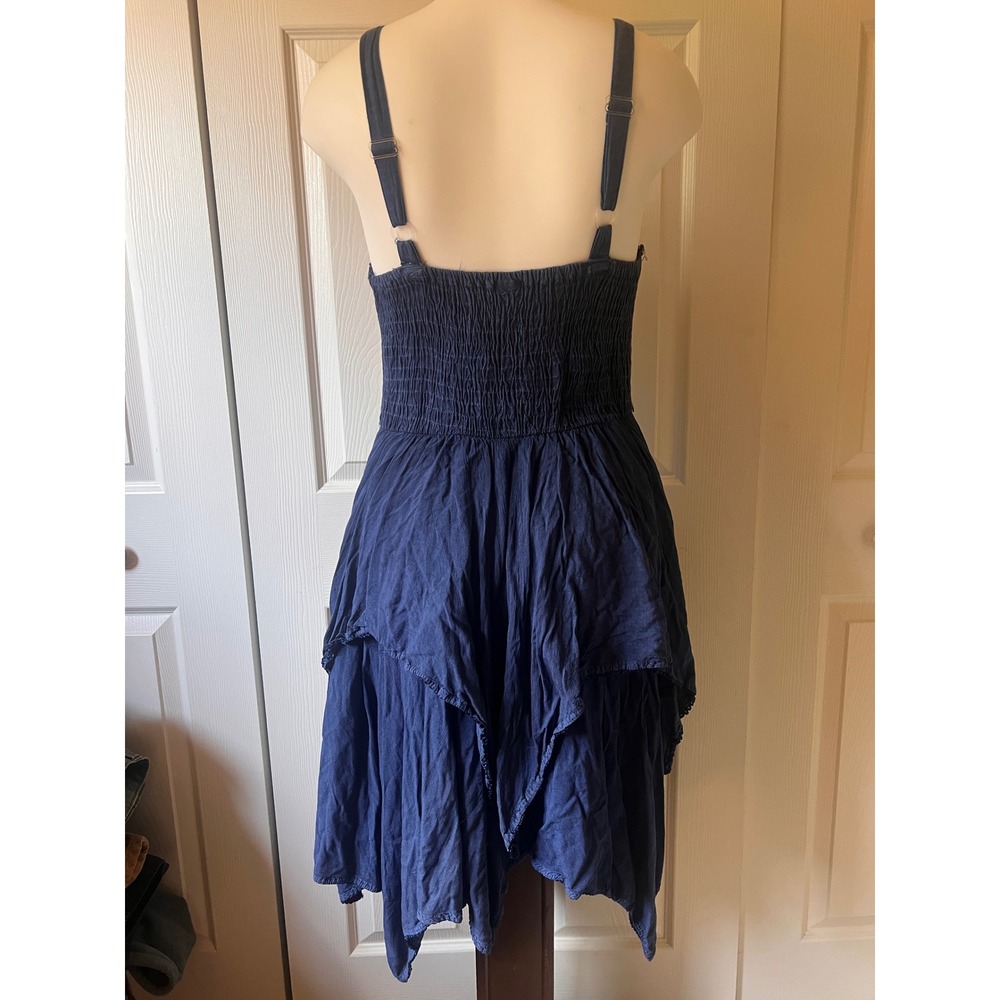 Fairy Lace Up Corset Dress Whimsigoth Boho Cottagecore Y2K REN Fair Ethereal - Picture 3 of 3